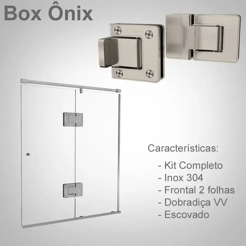 Frontal 2 Folhas Escovado